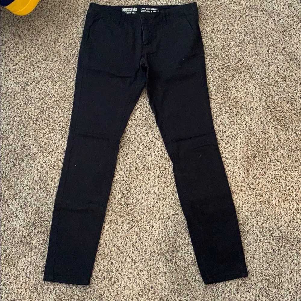 Black khaki work pants